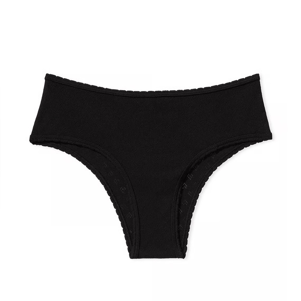 3/$20 💜 New VS PINK Cotton Pointelle Cheeky Panties XL
